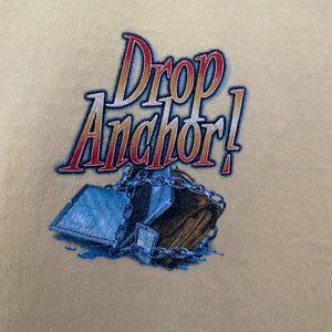 Men's XL Novelty T-Shirt - "Drop Anchor"